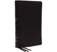 KJV Holy Bible Large Print Thinline Black Goatskin Leather Premier Collection Red Letter Comfort Print Thumb Indexed King James Version by Thomas Nelson Thomas Nelson (Auteur)