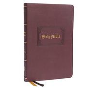 Kjv Holy Bible: Large Print Thinline, Brown Leathersoft, Red Letter, Comfort Print: King James Version