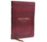 KJV Holy Bible Large Print Thinline Burgundy Leathersoft Red Letter Comfort Print King James Version by Thomas Nelson Thomas Nelson (Auteur)