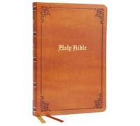 KJV Holy Bible Large Print Thinline Tan Leathersoft Red Letter Comfort Print King James Version by Thomas Nelson Thomas Nelson (Auteur)