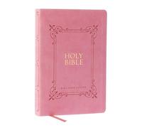 KJV Holy Bible: Large Print with 53,000 Center-Column Cross References, Pink Leathersoft, Red Letter, Comfort Print: King James Version