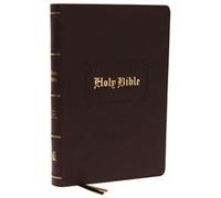 KJV Holy Bible Large Print with 53000 CenterColumn Cross References Brown Leathersoft Red Letter Comfort Print King James Version by Thomas Nelson Thomas Nelson (Auteur)