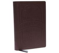KJV Holy Bible Large Print with 53000 Cross References Brown Genuine Leather Red Letter Comfort Print King James Version Verse Art Cover Collection by Tho Thomas Nelson (Auteur)