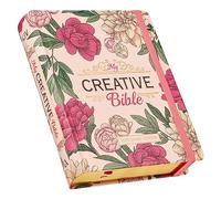 KJV Holy Bible, My Creative Bible, Faux Leather Hardcover - Ribbon Marker, King James Version, Pink Printed Floral