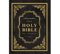 KJV Holy Bible: New Testament Journaling Edition: Large Print Single-Column Bible for Note-Taking, Study, Meditation, and Wide Margin Journaling