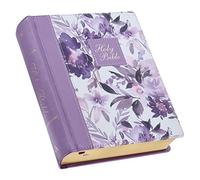 KJV Holy Bible, Note-Taking Bible, Faux Leather Hardcover - King James Version, Purple Floral Printed
