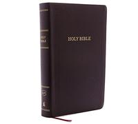 KJV Holy Bible: Personal Size Giant Print with 43,000 Cross References, Burgundy Bonded Leather, Red Letter, Comfort Print: King James Version