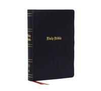 Kjv Holy Bible: Super Giant Print With 43,000 Cross References, Black Genuine Leather, Red Letter, Comfort Print (Thumb Indexed): King James Version