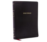 KJV Holy Bible: Super Giant Print with 43,000 Cross References, Deluxe Black Leathersoft, Red Letter, Comfort Print (Thumb Indexed): King James Version