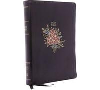 KJV Holy Bible Super Giant Print with 43000 Cross References Deluxe Black Floral Leathersoft Red Letter Comfort Print Thumb Indexed King James Version by Thomas Nelson (Auteur)