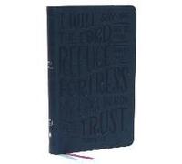 Kjv Holy Bible: Thinline Youth Edition, Teal Leathersoft, Red Letter, Comfort Print: King James Version (Verse Art Cover Collection)