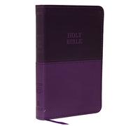 KJV Holy Bible: Value Compact Thinline, Purple Leathersoft, Red Letter, Comfort Print: King James Version