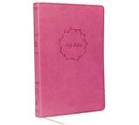 KJV Holy Bible Value Large Print Thinline Pink Leathersoft Red Letter Comfort Print King James Version by Thomas Nelson Thomas Nelson (Auteur)