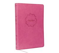 KJV Holy Bible: Value Large Print Thinline, Pink Leathersoft, Red Letter, Comfort Print: King James Version