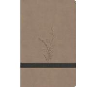 KJV Large Print Personal Size Reference Bible, Earthen Suedesoft Leathertouch, Indexed