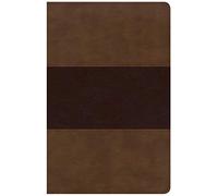 Kjv Large Print Personal Size Reference Bible, Saddle Brown Leathertouch
