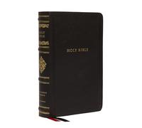 KJV Large Print Reference Bible, Black Leathersoft, Red Letter, Comfort Print (Sovereign Collection): Holy Bible, King James Version