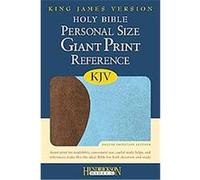 KJV Personal Size Giant Print Reference Bible Chocolate on Blue Flexisoft Hendrickson Publishers (Auteur)