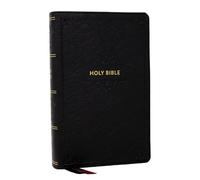 KJV Personal Size Large Print End-of-Verse Reference Bible, Black Leathersoft, Red Letter, Comfort Print (Thumb Indexed)