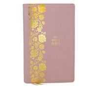 KJV Personal Size Large Print End-of-Verse Reference Bible, Pink Leathersoft, Red Letter, Comfort Print (Thumb Indexed)