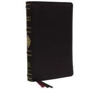 Kjv, Personal Size Reference Bible, Sovereign Collection, Black Premium Goatskin Leather, Premier Collection, Comfort Print