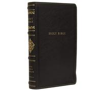 KJV, Personal Size Reference Bible, Sovereign Collection, Leathersoft, Black, Red Letter, Comfort Print: Holy Bible, King James Version