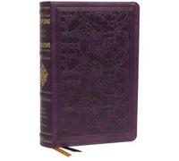 KJV Personal Size Reference Bible Sovereign Collection Leathersoft Purple Red Letter Thumb Indexed Comfort Print by Thomas Nelson Thomas Nelson (Auteur)