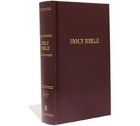 KJV Pew Bible Large Print Hardcover Burgundy Red Letter Comfort Print by Thomas Nelson Thomas Nelson, (Auteur)