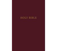 Kjv, Pew Bible, Large Print, Hardcover, Burgundy, Red Letter Edition
