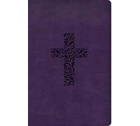 Kjv Rainbow Study Bible, Purple Leathertouch