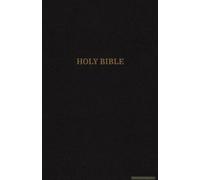 KJV Holy Bible: Personal Size Giant Print with 43,000 Cross References, Black Bonded Leather, Red Letter, Comfort Print (Thumb Indexed): King James Version