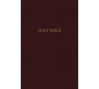 KJV Holy Bible: Personal Size Giant Print with 43,000 Cross References, Burgundy Bonded Leather, Red Letter, Comfort Print: King James Version
