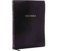 KJV Reference Bible Super Giant Print LeatherLook Black Red Letter Comfort Print by Thomas Nelson Thomas Nelson, (Auteur)