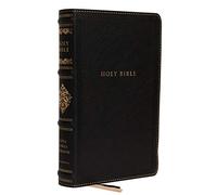 Kjv, Sovereign Collection Bible, Personal Size, Leathersoft, Black, Red Letter Edition, Comfort Print