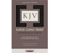 Kjv Super Giant Print Ref Black by Hendrickson Bibles Hendrickson Bibles (Auteur)