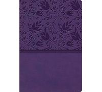Kjv Super Giant Print Reference Bible, Purple Leathertouch, Indexed