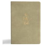 KJV Super Giant Print Reference Bible, Sage Suedesoft Leathertou (de piel falsa)