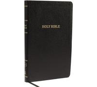 KJV Holy Bible Thinline with Cross References Black Bonded Leather Red Letter Comfort Print King James Version by Thomas Nelson Thomas Nelson (Auteur)