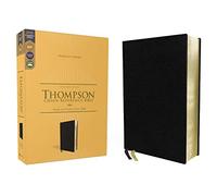 KJV, Thompson Chain-Reference Bible, European Bonded Leather, Black, Red Letter, Comfort Print