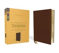 Kjv, Thompson Chain-Reference Bible, Genuine Leather, Calfskin, Brown, Red Letter, Comfort Print