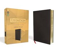 KJV, Thompson Chain-Reference Bible, Large Print, Bonded Leather, Black, Red Letter