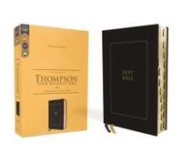 Kjv, Thompson Chain-Reference Bible, Leathersoft, Black, Red Letter, Thumb Indexed, Comfort Print