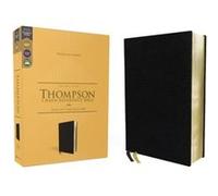Bible KJV Thompson Chain-Reference – Cuir reconstitué européen, noir, lettres rouges, Comfort Print