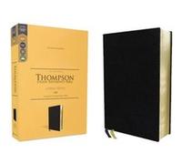 Kjv, Thompson Chain-Reference Bible, Large Print, Bonded Leather, Black, Red Letter, Comfort Print