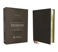 KJV Thompson ChainReference Bible Premium Goatskin Leather Black Premier Collection Art Gilded Edges Black Letter Comfort Print KJV Thompson ChainReference Bible Premium Goatskin Leather Black Premier