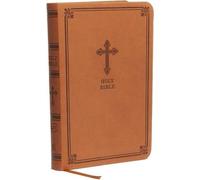 Kjv, Value Thinline Bible, Compact, Leathersoft, Brown, Red Letter Edition, Comfort Print