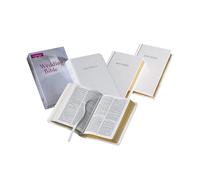KJV Wedding Bible, Ruby Text Edition, White French Morocco Leather, KJ223:T