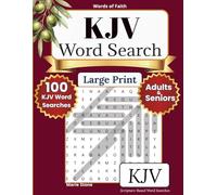 KJV Word Search Puzzle Book: A Large Print Word Search Devotional Celebrating the Sacred Language of Scripture - 100 Puzzles, 10 Themes