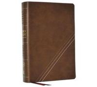 KJV Word Study Reference Bible Leathersoft Brown Red Letter Comfort Print by Thomas Nelson Thomas Nelson (Auteur)
