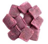 Kjw513 Tampon de savon en laine d'acier pour nettoyer les casseroles trempées, récurer le métal, anti-rayures, éponges de nettoyage pour enlever la saleté Kjw513 (6 x 5 cm)